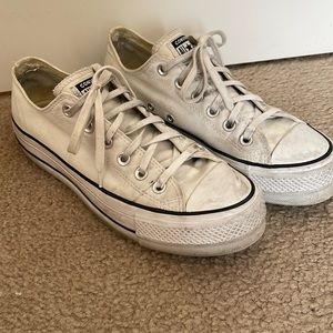 Platform White Converse
